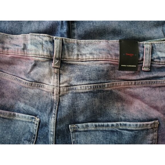 DANIELE ALESSANDRINI Men's Denim Jeans Pants Colorful Size 33 Straight Leg - Picture 8 of 10